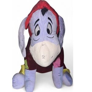 Jumbo Eeyore 21" Turkey Harvest Greeter Thanksgiving Plush Winnie Pooh